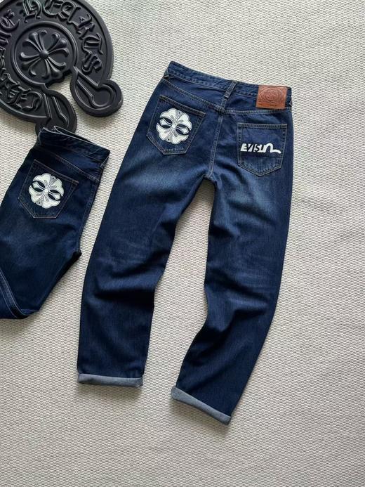 【ss1】新品男士海鸥印花牛仔长裤！！ 商品图1