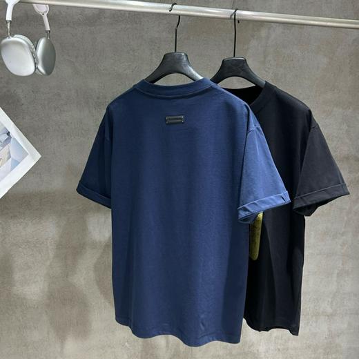 百搭街头创意98数字印花宽松复古做旧T恤上衣    YLZ-A634 商品图1