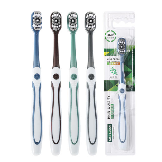 「独立包装！360°设计」牙刷细丝毛牙刷成人大头牙刷中硬毛牙刷软毛高级 商品图3