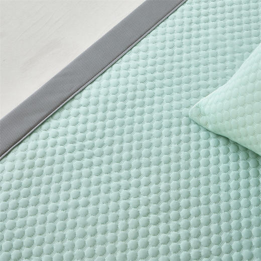 【品牌直发】加倍生活 新款云母凉感冰豆豆席床席款凉席三件套 7色可选席子 商品图5