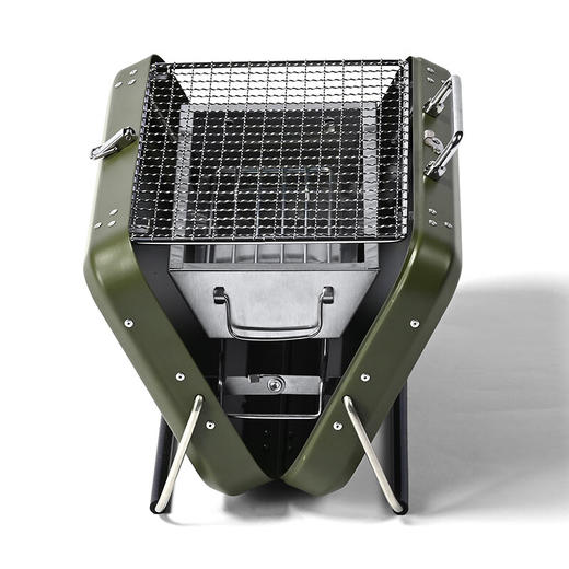 【户外便携烤架】洛克猩球 RockApe 公文包便携烤箱户外炉具自驾野营野餐用品烧烤露营装备 小号 商品图2
