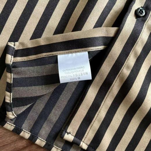 F031487春季新品立体裁剪版型男士时装款竖条纹长袖衬衫 商品图7