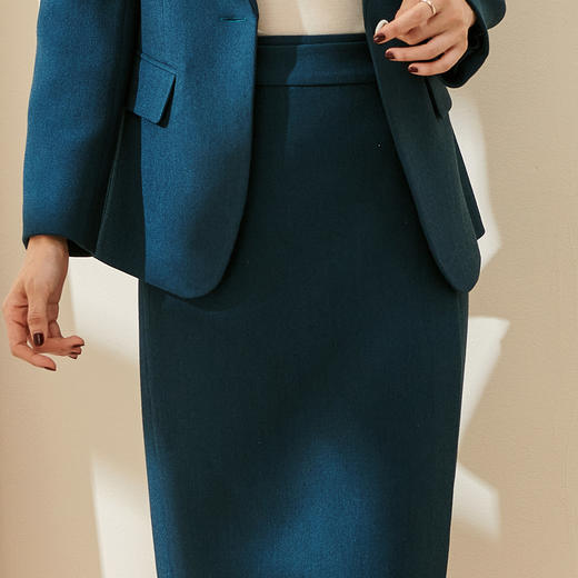 剩S 【高腰半身裙】春秋时尚通勤百搭直筒半裙 商品图4