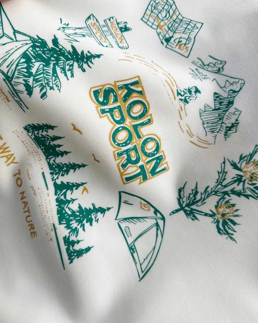 F031412新款防静电露营图案双层华棉连帽圆领男女同款卫衣 商品图11