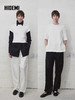 HIDEMI 缎面垂感宽松抽绳头直筒裤休闲裤长裤 商品缩略图0