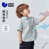 迷你巴拉巴拉男童短袖衬衫植物纤维棉柔透气翻领开襟上衣26夏新品 商品缩略图0