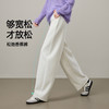【春新品！云朵泡芙裤】逸阳春季蚕丝羊毛显瘦高腰窄版香蕉休闲裤8094 商品缩略图3