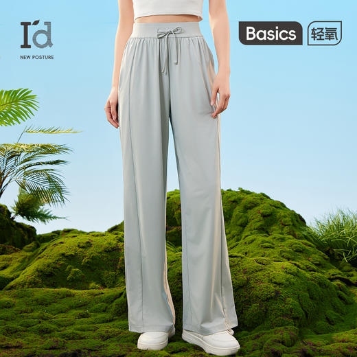 爱帝凉感原纱防晒裤运动速干户外休闲直筒裤 商品图0