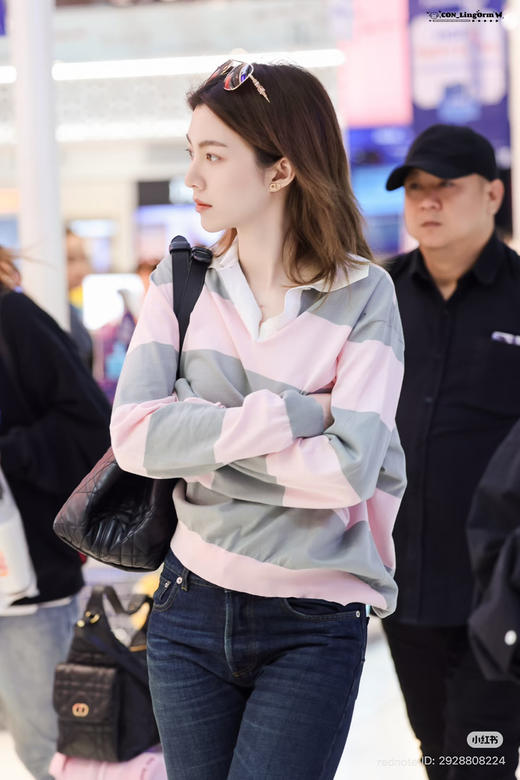 314-7 渠道货 雕 26ss 18针翻领条纹衫 商品图12