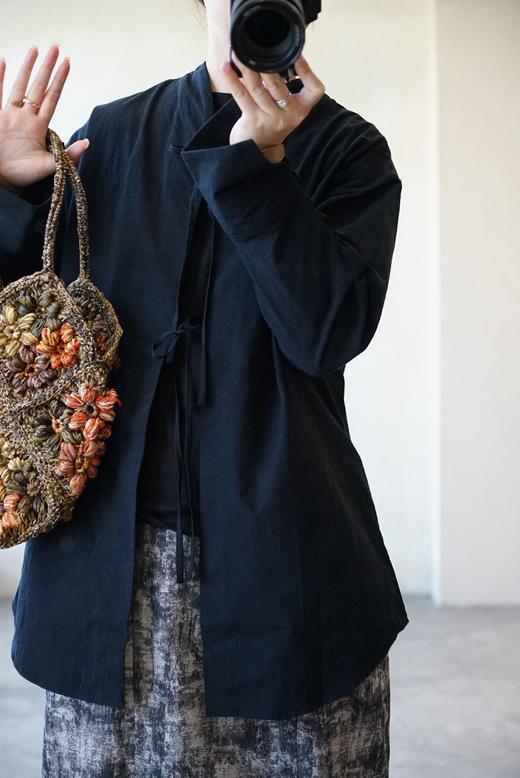 The last flower2色绑带衬衫 商品图0