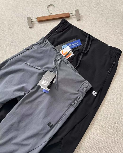 F031497男士松紧腰围休闲梭织运动速干舒适透气长裤 商品图1