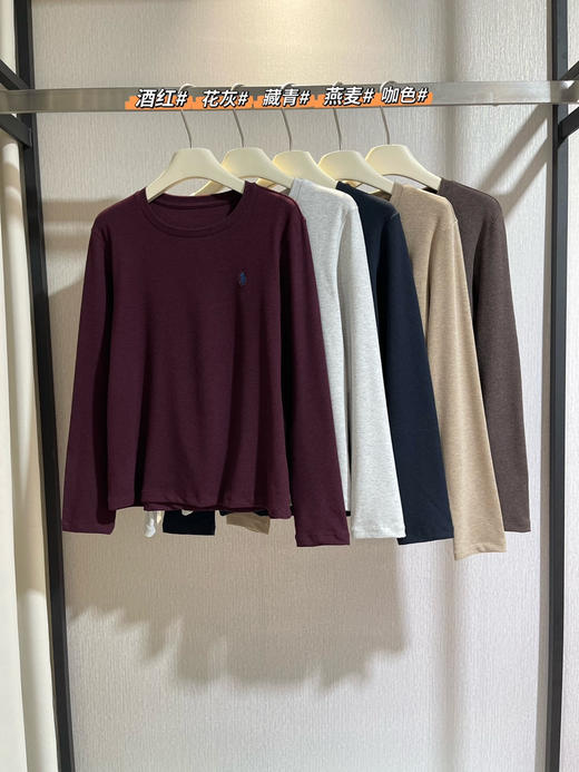 rl拉夫lao伦女士小标圆领长袖衫打底衫031403 商品图3