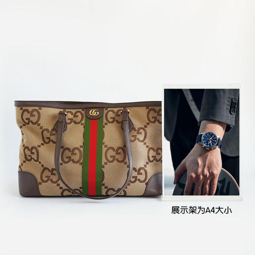 【95新】GUCCI古驰Ophidia系列631685经典大花双G帆布款单肩手提购物袋托特包女士010326TJ10 商品图11