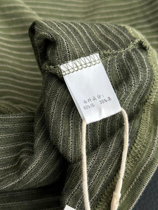 “抹茶绿” 条纹T 商品图10