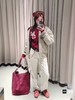F031469复古麂皮灯芯绒翻领刺绣logo棒球服薄棉服 商品缩略图8