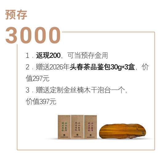 【春茶季预存】2026年元昌号春茶季 预存专享超值回馈稀有茶品赠送 商品图1