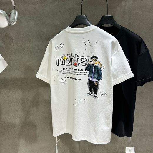 夏季新款品质韩版休闲风简约刺绣短袖T恤  YLZ-8501 商品图1