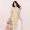 奢姿大码女装2026夏季减龄刺绣印花衬衫胖妹妹温柔风V领时尚上衣9962294615 商品缩略图0