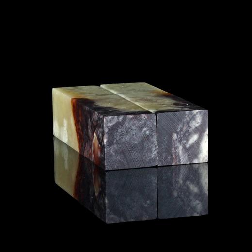 孤品17917伊犁石情侣对章结婚对章书画落款组合用章2.0*2.0*7.5cm 商品图4