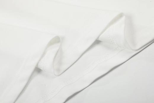 F031448美式复古做旧涂鸦音浪玫瑰印花圆领短袖t恤 商品图9