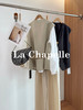 专柜实拍【松弛老钱风】拉夏贝尔/La Chapelle莱赛尔混纺肩部压褶设计口袋马甲V领坎肩无袖外套 商品缩略图1