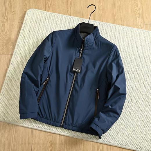 F031496春季男装高科技面料双面夹克立领拉链外套 商品图1