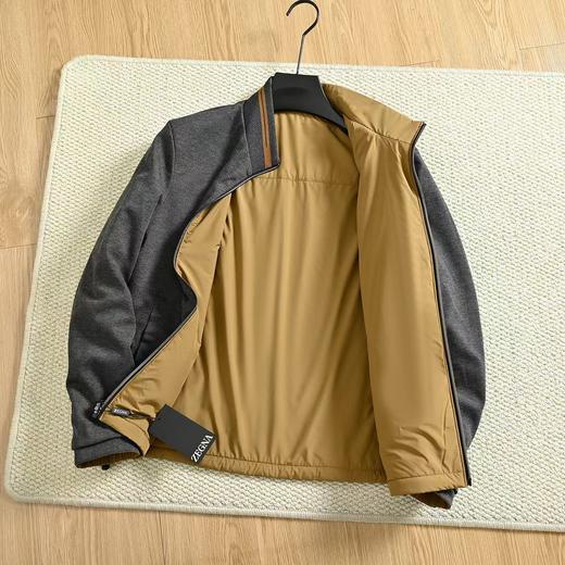 F031496春季男装高科技面料双面夹克立领拉链外套 商品图6