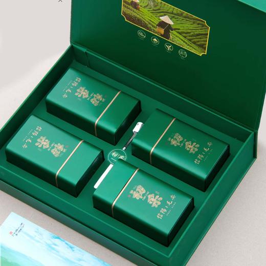 28元一套 / 一箱18套 初采新芽【信阳毛尖 四罐 深绿色】 商品图1