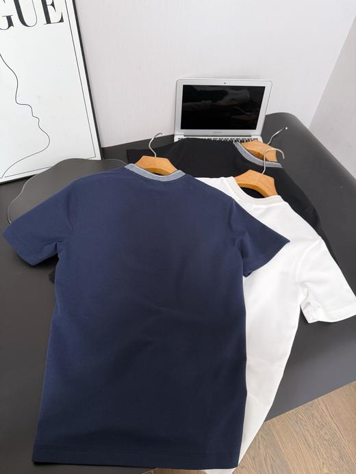 点此购买 阿玛尼EA男士纯色珠地棉短袖T恤 bk 342301 商品图8