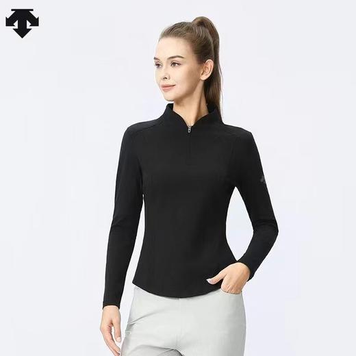 F031459女士一体绒户外运动训练跑步半拉链长袖 商品图7