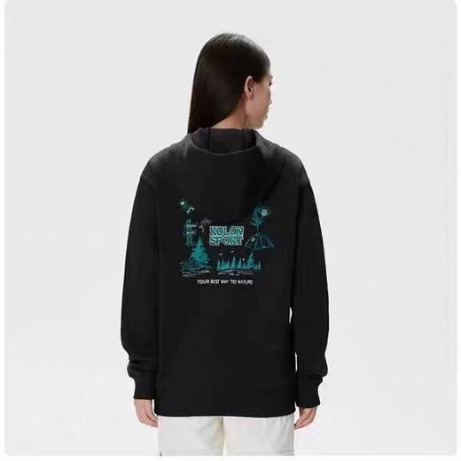 F031412新款防静电露营图案双层华棉连帽圆领男女同款卫衣 商品图14