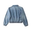 F031410女款夹克版复古风牛仔外套短款修身柔软翻领夹克 商品缩略图2