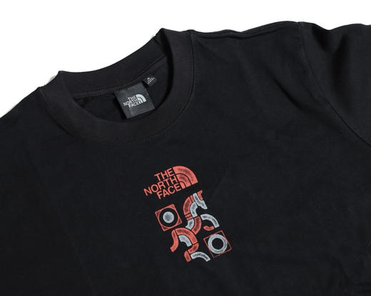 原单正品北面 TNF 马年限定CNY新年款 26ss短袖 纯棉面料 男女同款  胸前背后小标logo印花 
黑色 S-XL 商品图5