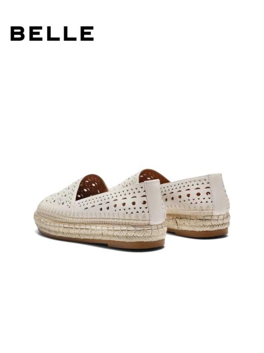 BF楼百丽编织度假风渔夫鞋女26夏季新款舒适镂空透气单鞋子F4W1DBA6预 商品图3