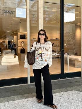 二店f CHEER UP设计师拔蘑菇小狗长袖T恤