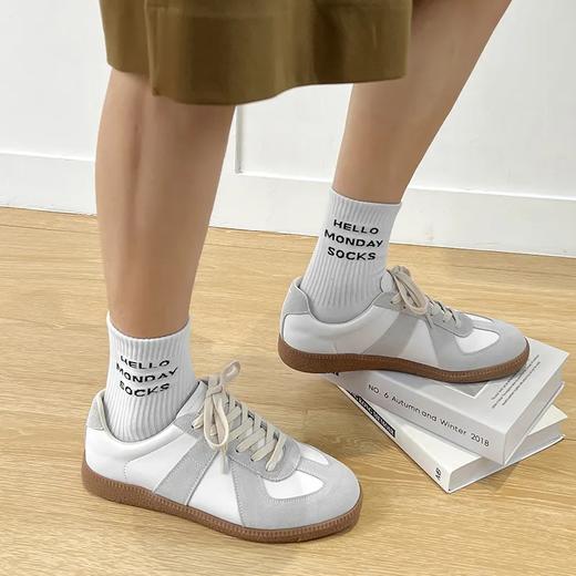 黑白两色/复古德训鞋 软底软面牛皮版本【升级】数字鞋底 商品图3