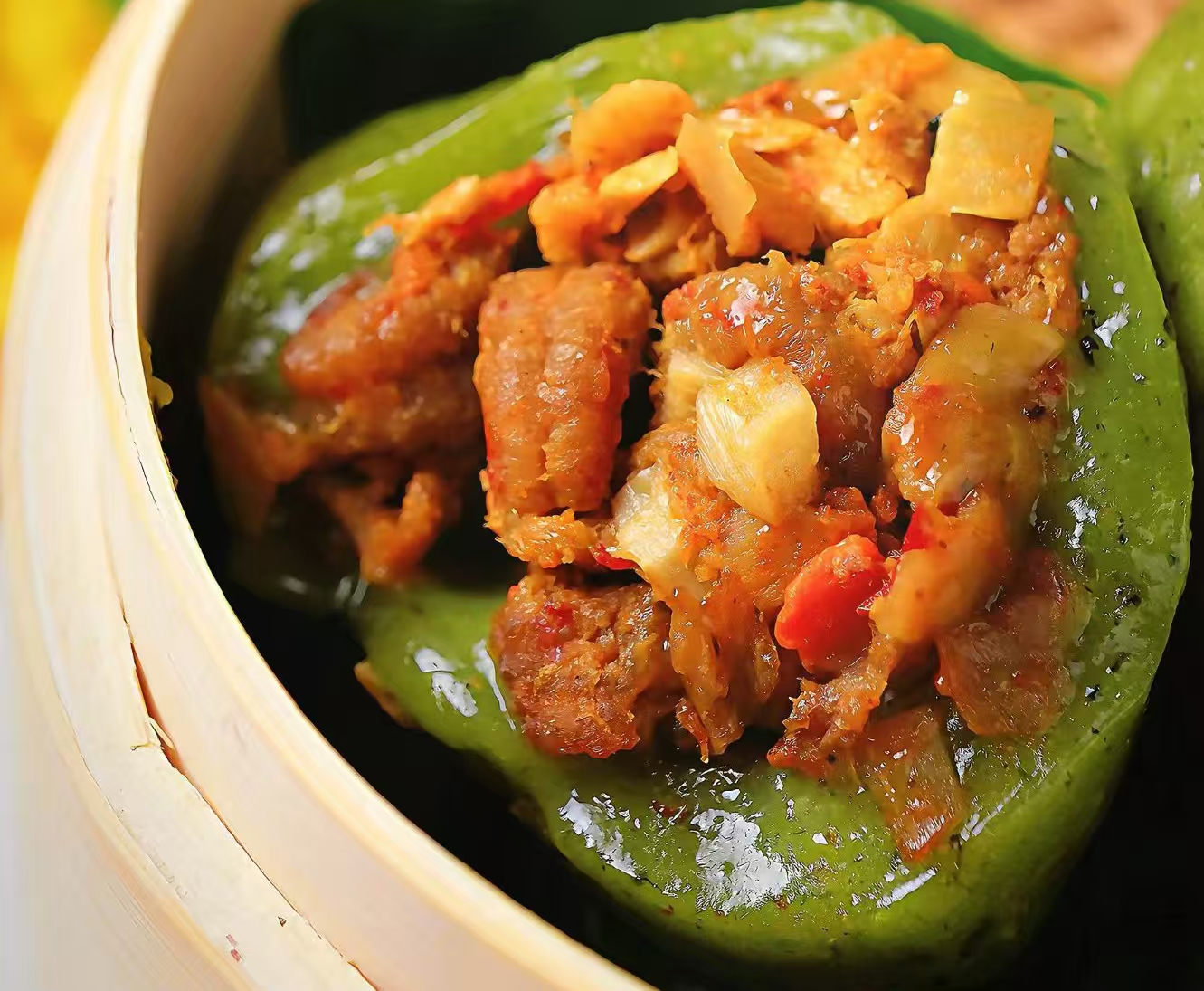 【甜久荟 春季手工艾叶青团】就是为了那一口春天的味道 传统点心 拒绝超市科技青团 没有添加剂 皮Q馅足  “春天吃一草 百岁不显老” 预定款 顺丰3月20日 3月25日 4月1日统一发货 提前2天截单