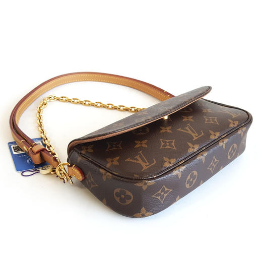 【95新】LV路易威登M81911老花款IVY腋下包链条单肩包女士070326AK05 商品图5