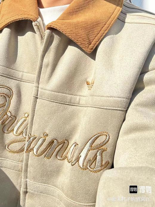 F031469复古麂皮灯芯绒翻领刺绣logo棒球服薄棉服 商品图14