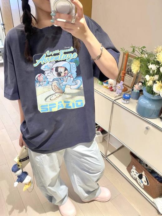 点此购买 Saint Disney米奇&星球大战三方联名限定重磅做旧高街短袖T恤 ms 342369 商品图2