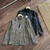 F031487春季新品立体裁剪版型男士时装款竖条纹长袖衬衫 商品缩略图0