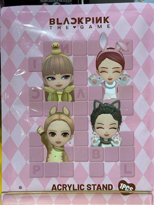 BLACK PINK可爱睡衣系列盲袋亚克力拼装公仔（12个/盒）单包 商品图0