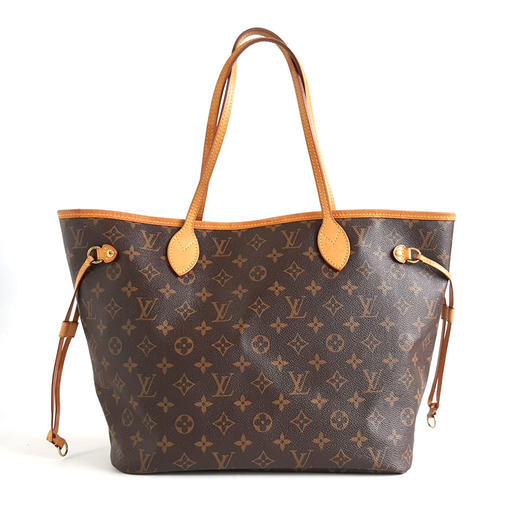 【95新】LV路易威登M41177中号老花NF红内里neverfull子母包购物袋单肩包女士030326AK32 商品图3