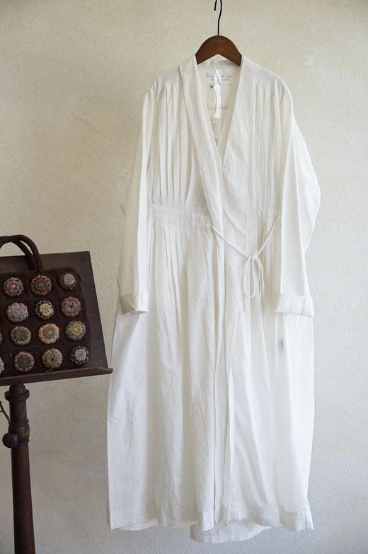 KHADI&CO 经典对襟纽扣罩袍连衣裙 商品图1