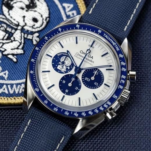 编织表带石英腕表 蓝色氧化表圈 商品图2