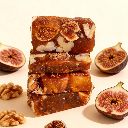 养瑞和 | 无花果核桃糕100g·糕点点心小零食·开袋即食·无花果干·核桃仁·椰子油·黄金亚麻籽·黑豆·黑枸杞 商品图3