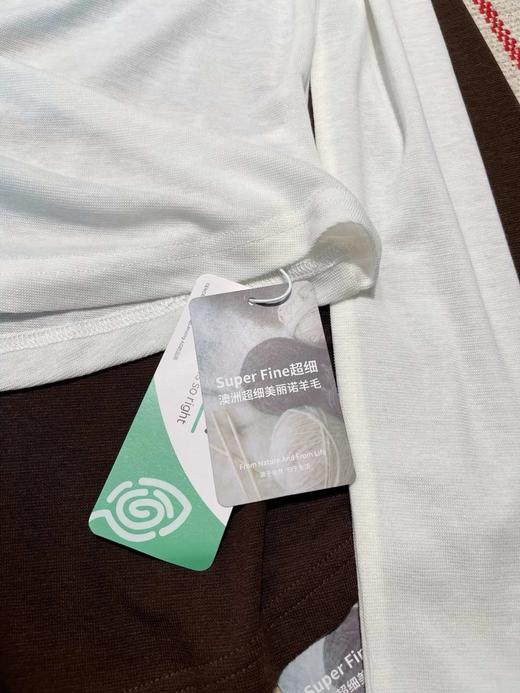 【老钱风80S羊毛天丝长袖T恤】多色可选~80S绵羊毛➕兰精天丝纤维面料，超级柔软亲肤WD 商品图8