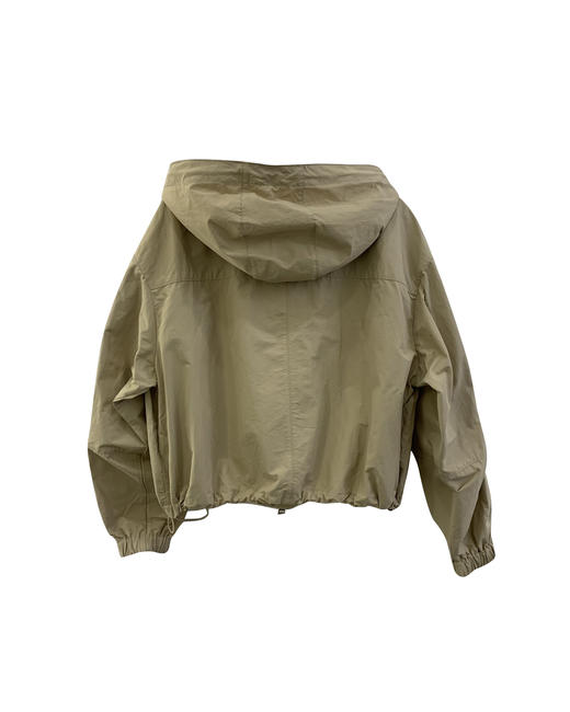 女款府绸短款连帽风衣外套zh018 商品图1