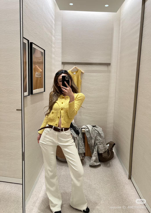 314-8 渠道圆正 雕 26ss进口纱香风两件套 商品图2