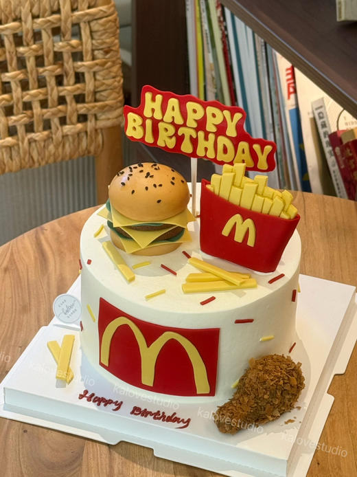 麦当劳男生男孩生日周岁蛋糕 商品图0